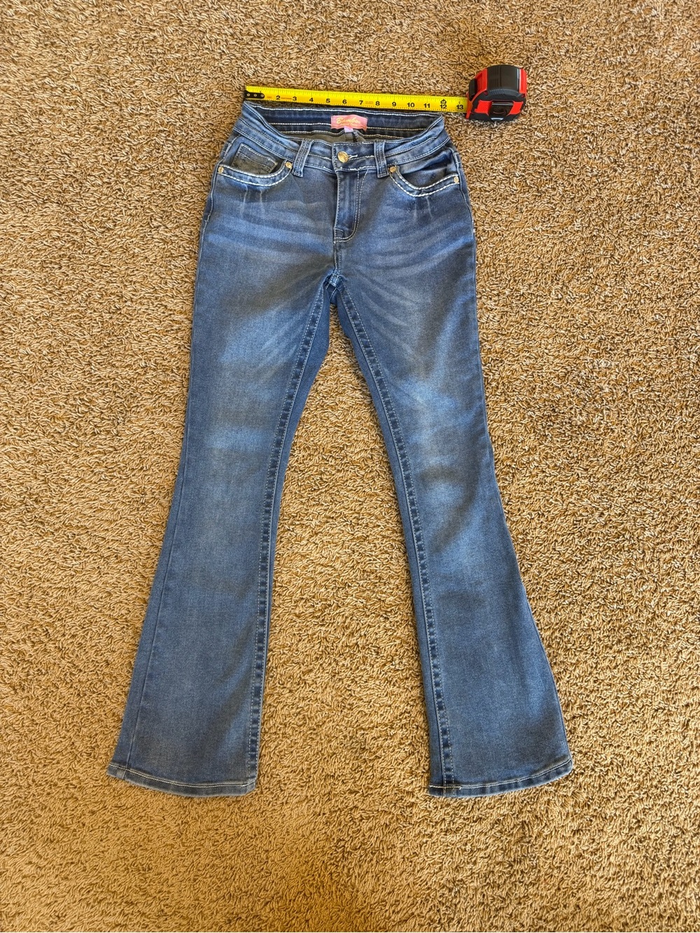 Women’s Blue Bootcut Jeans - Classic Dark Wash